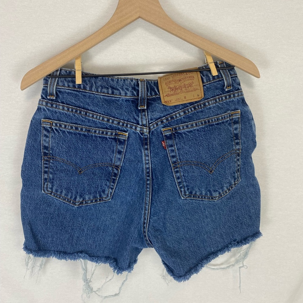 Vintage Levi's 512 Cut Off Denim Shorts 13 M